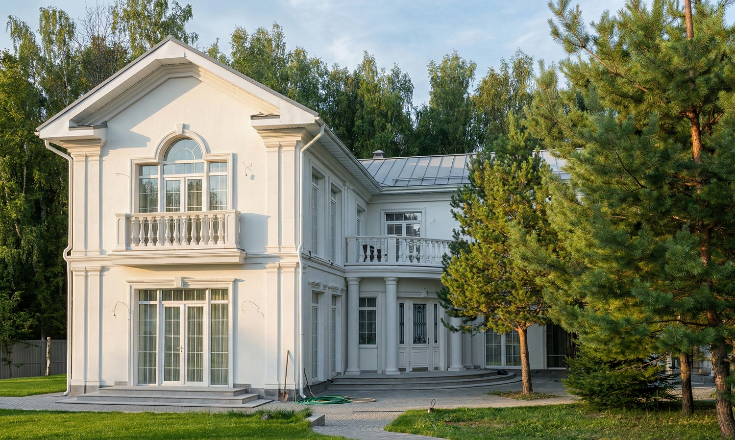 Пример фасада частного дома