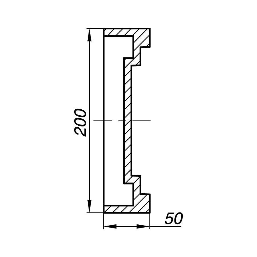 Карниз AK20-3