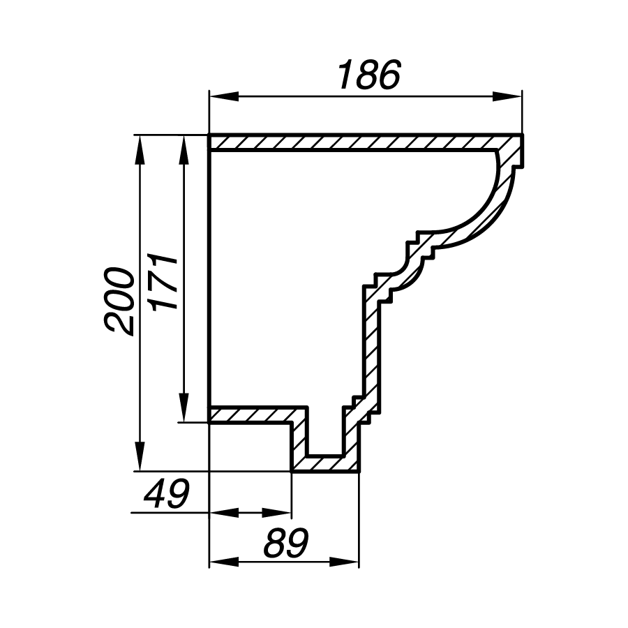 Карниз AK20-5