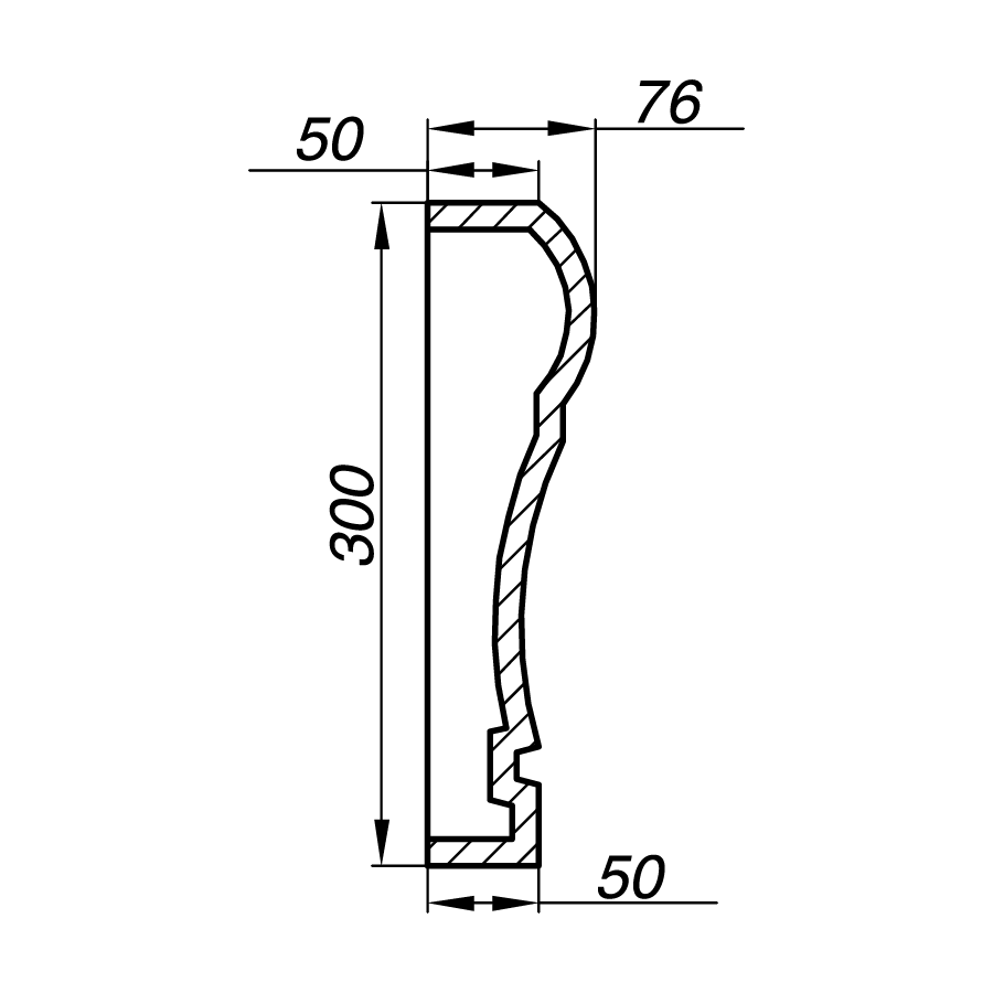 Наличник AN30-1