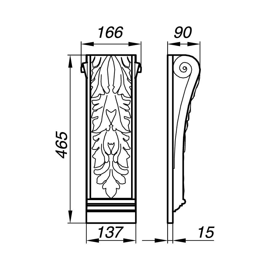 Кронштейн AKR47-2