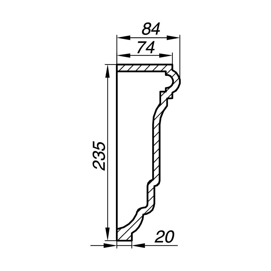 Наличник AN23-1