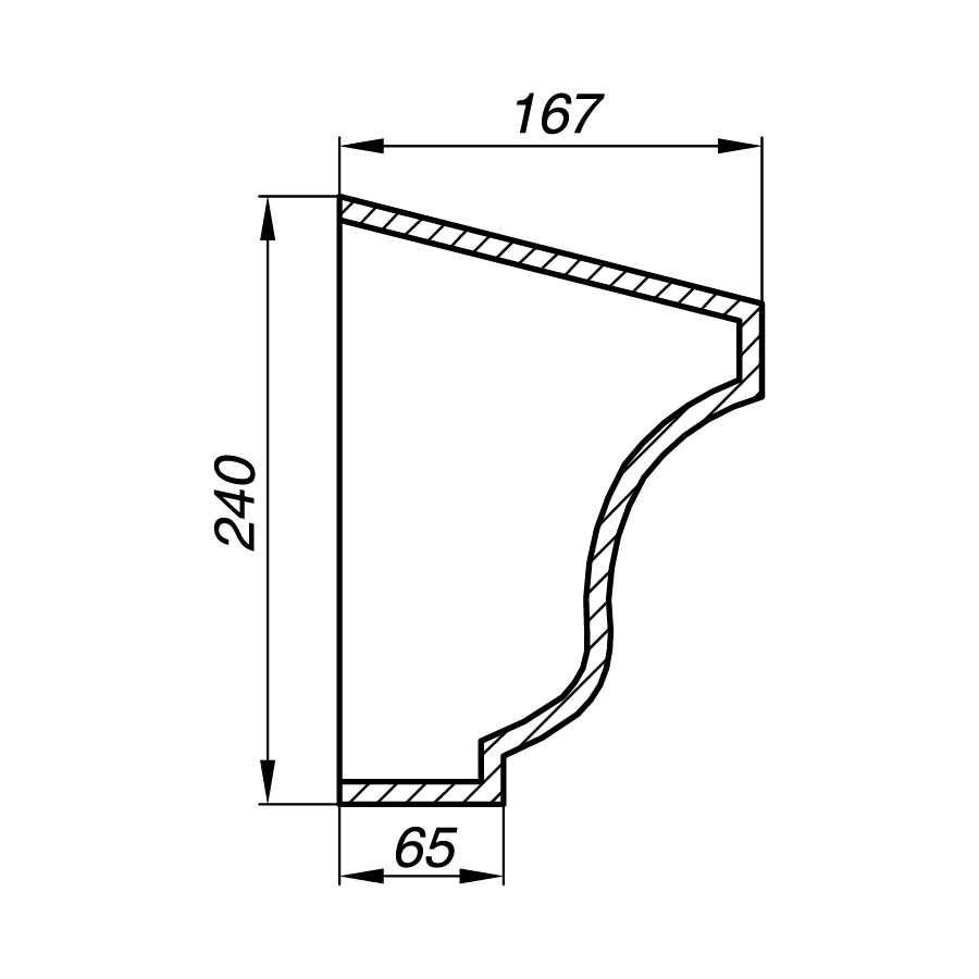Карниз AK24-3