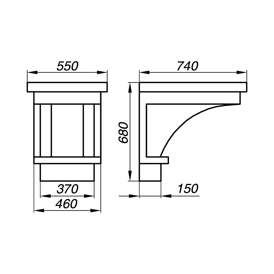 Кронштейн AKR68-1