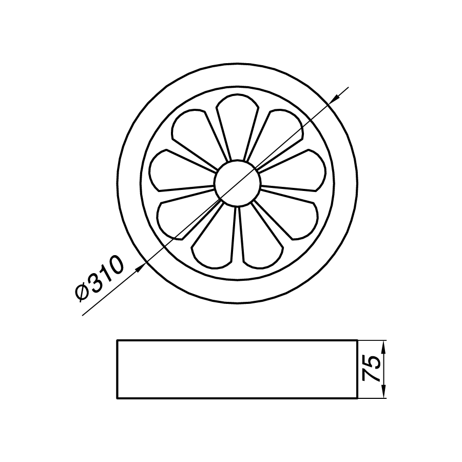 Розетка ARZ31-1