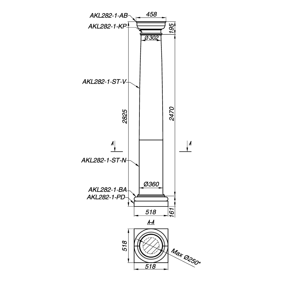 Колонна AKL282-1