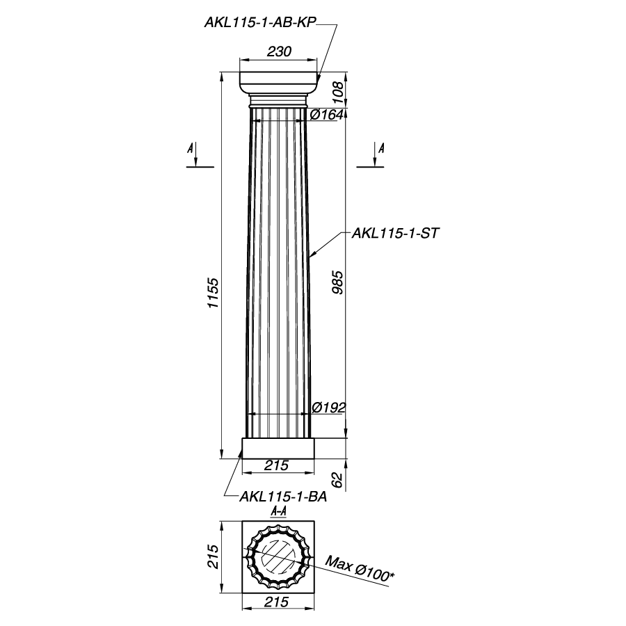 Колонна AKL115-1