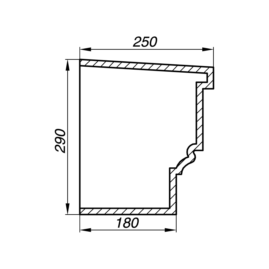 Карниз AK29-4