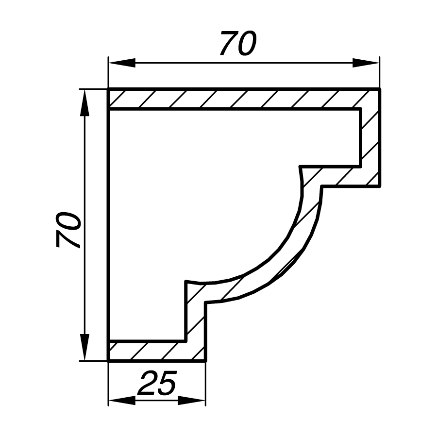 Наличник AN07-1