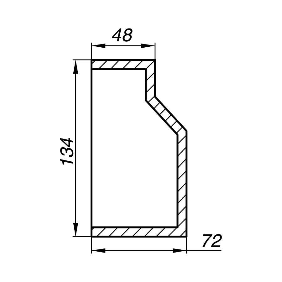 Подоконник APD13-5