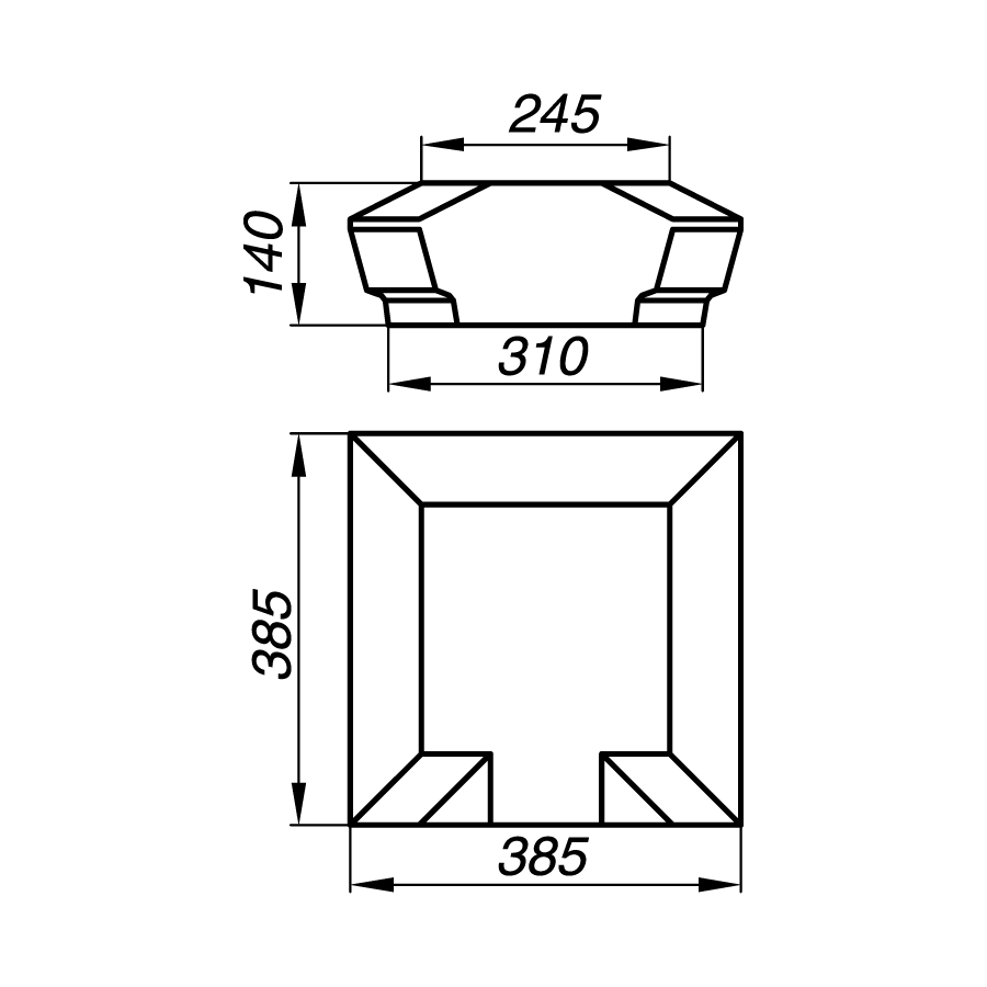 Крышка тумбы AKT14-1-K