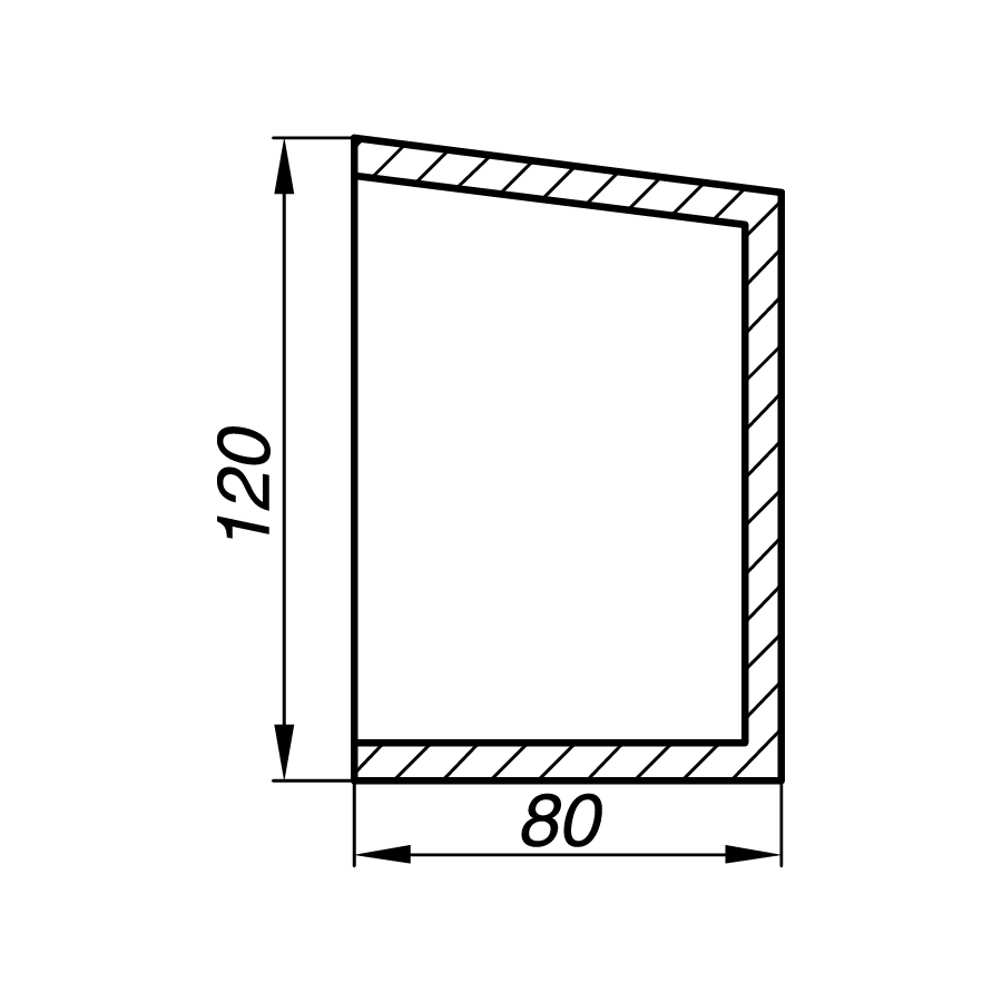 Подоконник APD12-1