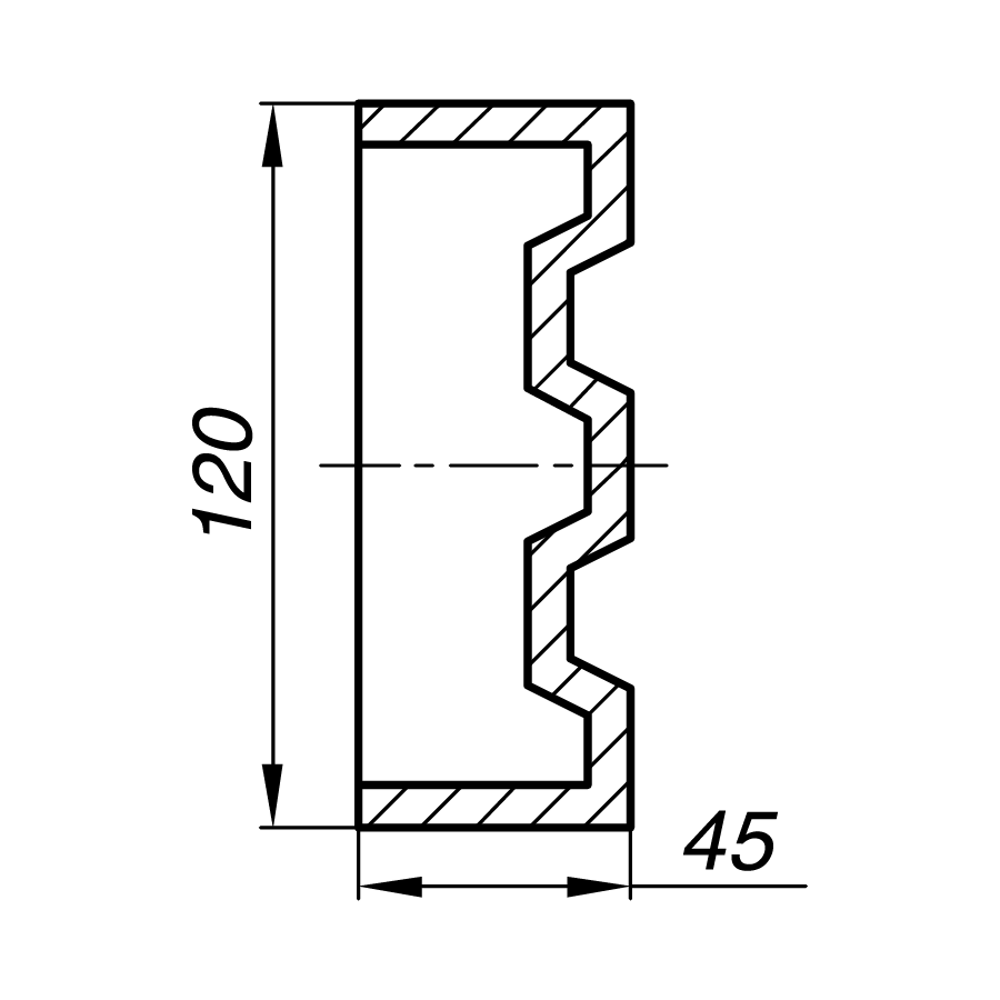 Наличник AN12-1