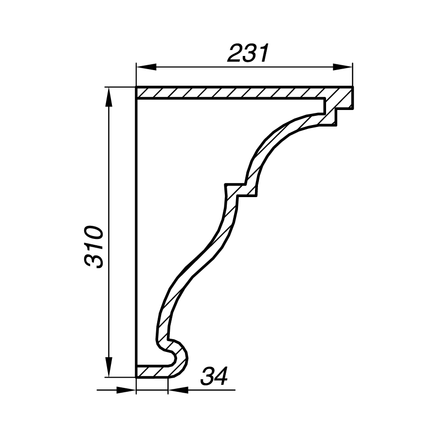Наличник AN31-1