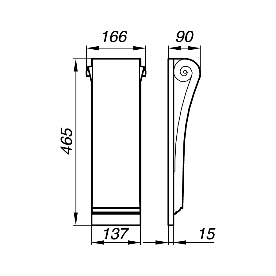Кронштейн AKR47-1