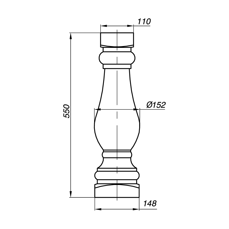 Балясина ABL55-1