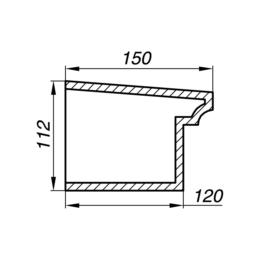 Подоконник APD11-2