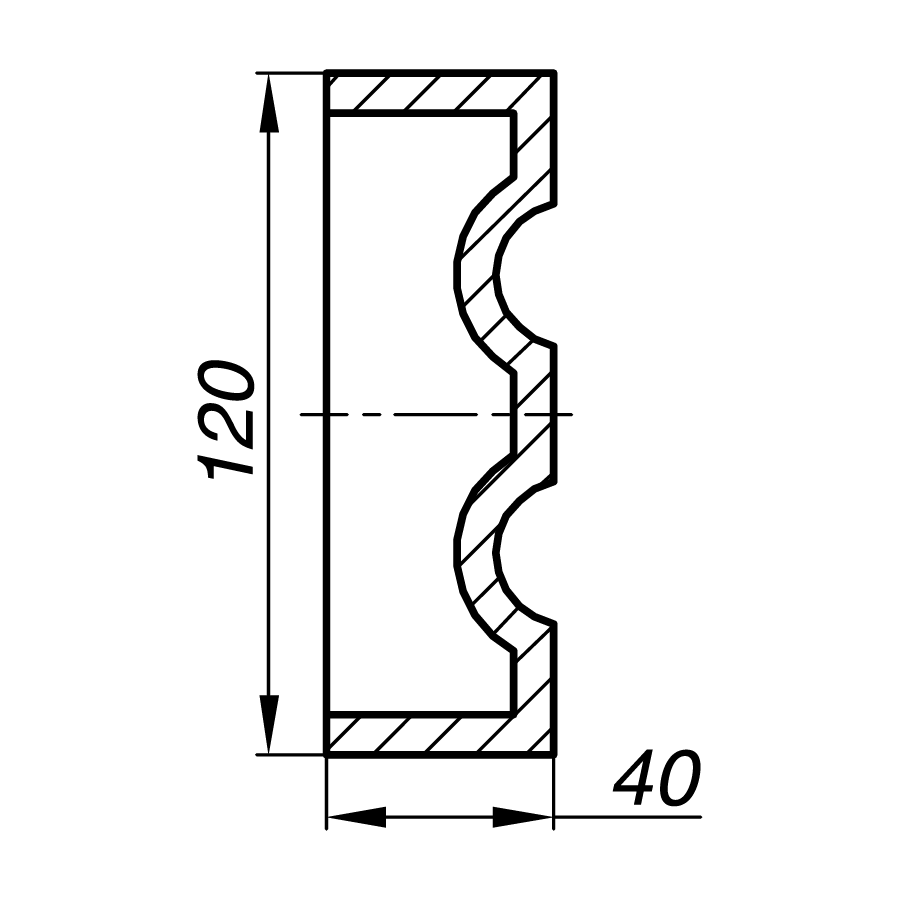 Наличник AN12-7