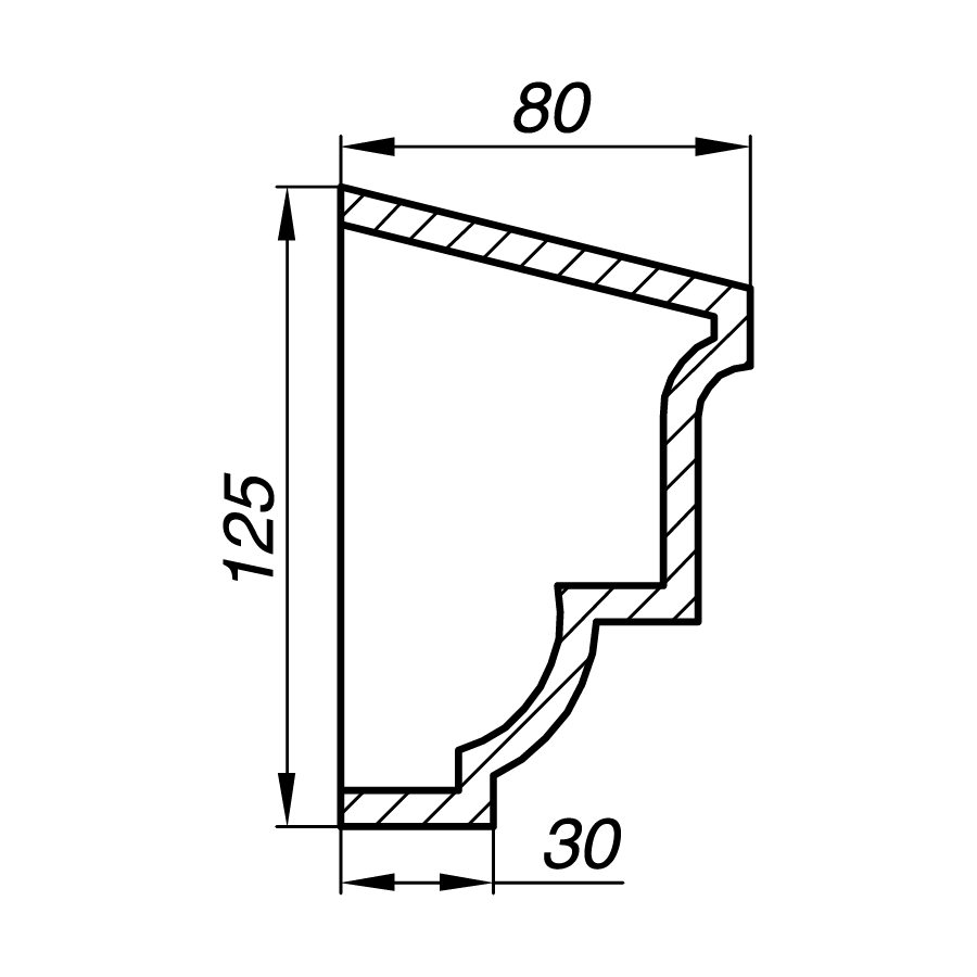 Подоконник APD13-1