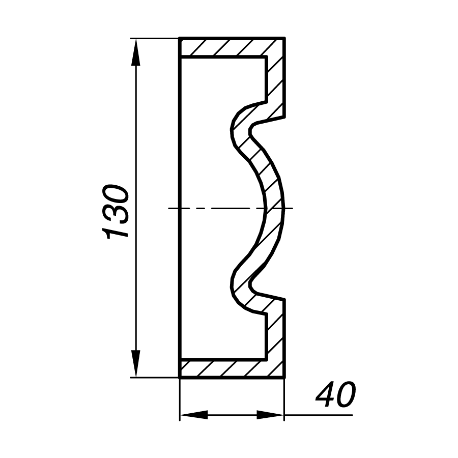 Наличник AN13-3