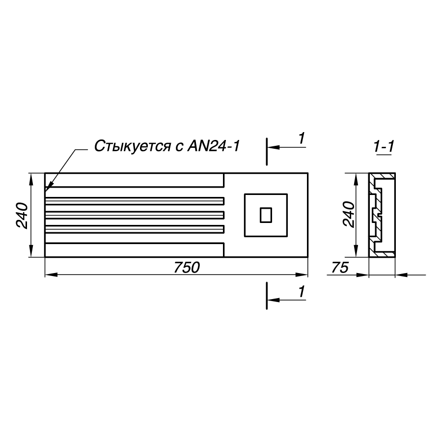 Наличник AN24-1-K1