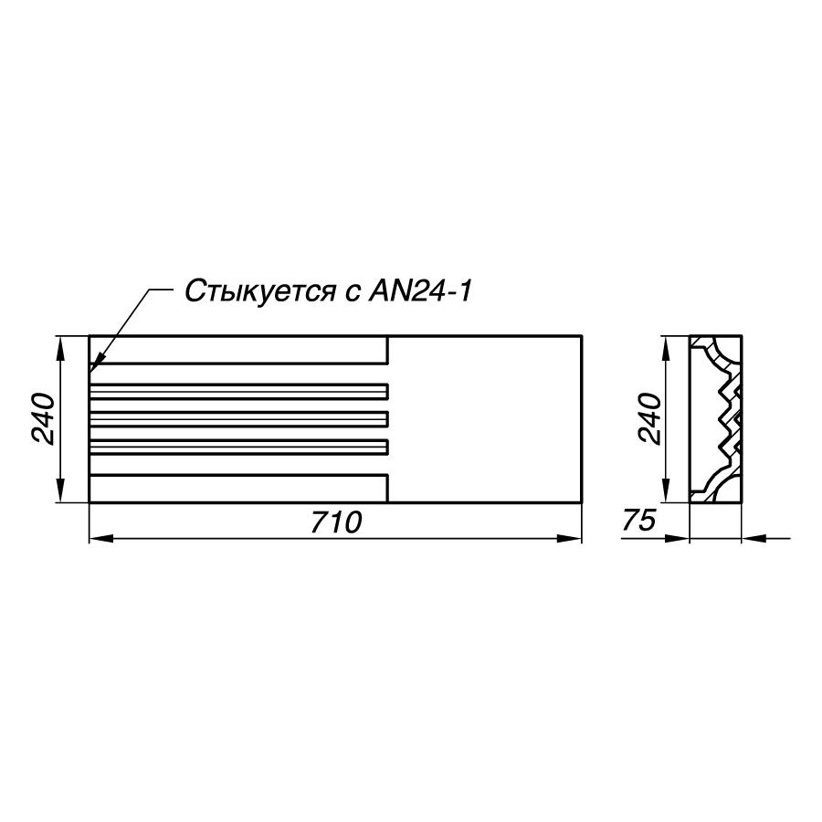 Наличник AN24-1-K2