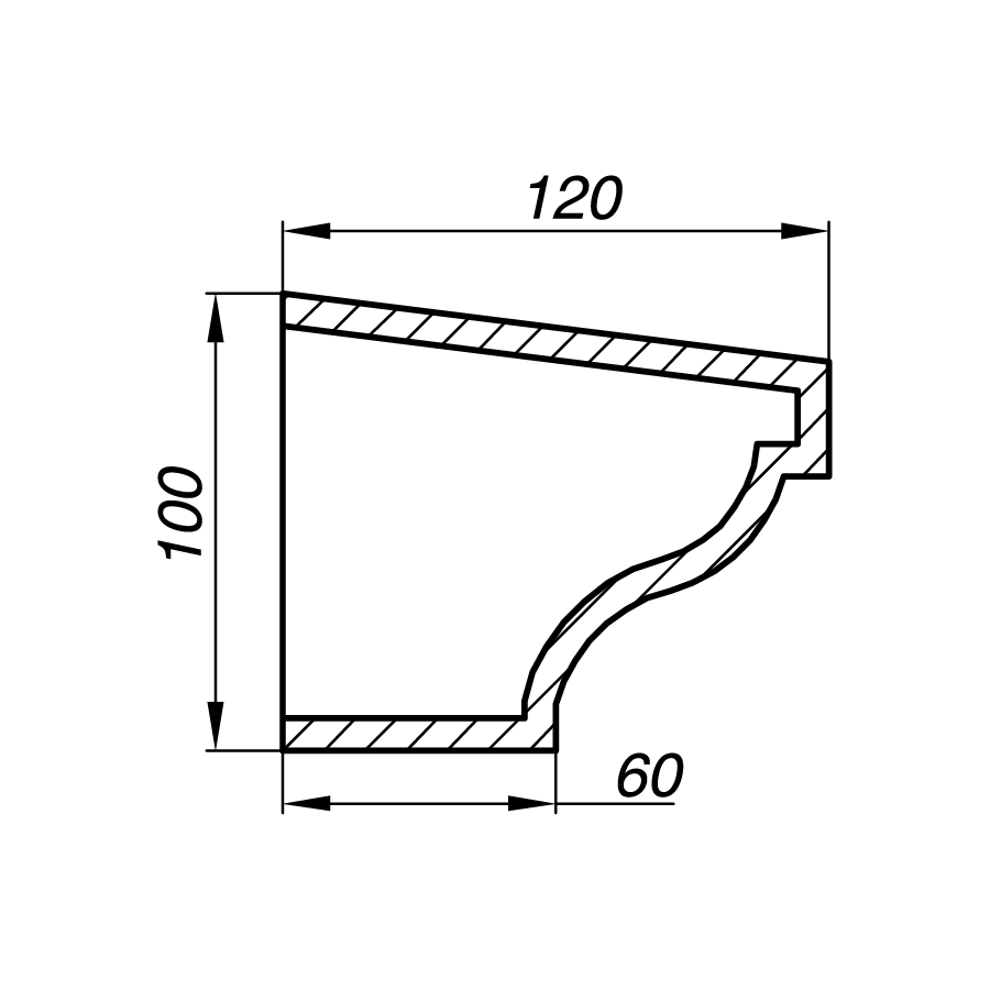 Карниз AK10-5