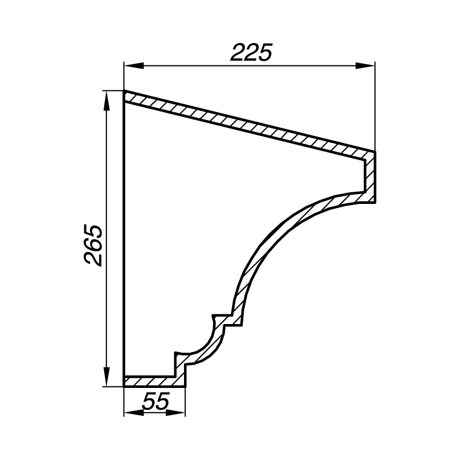 Карниз AK26-1