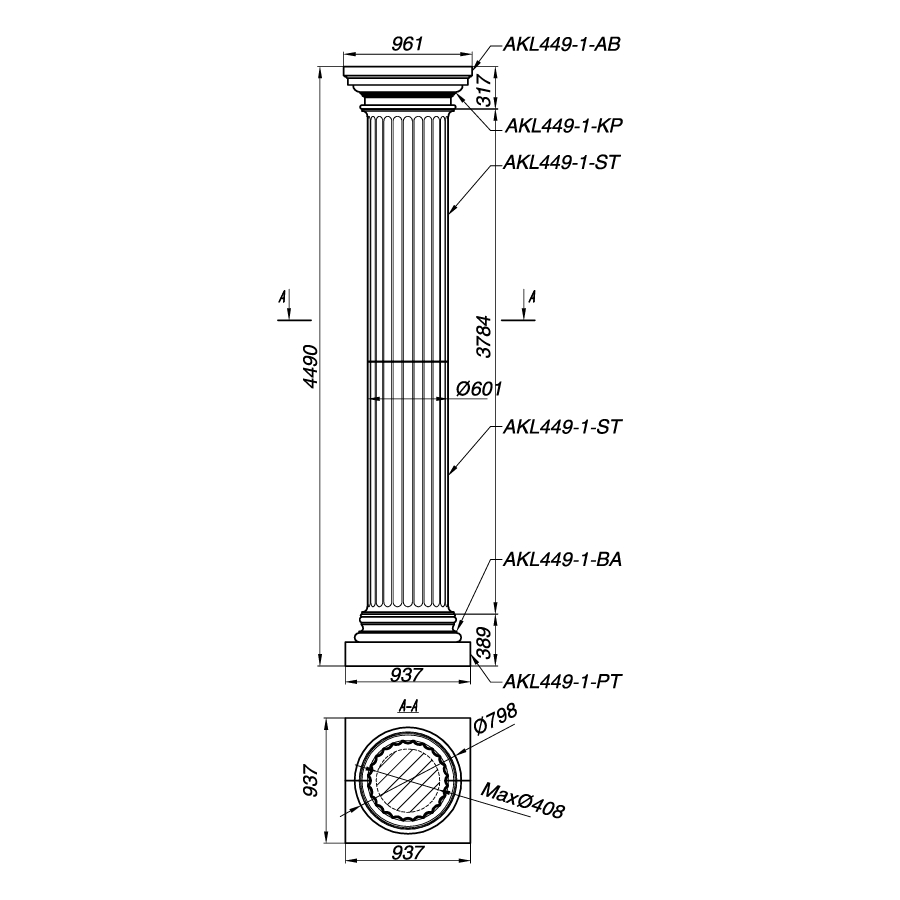 Колонна AKL449-1