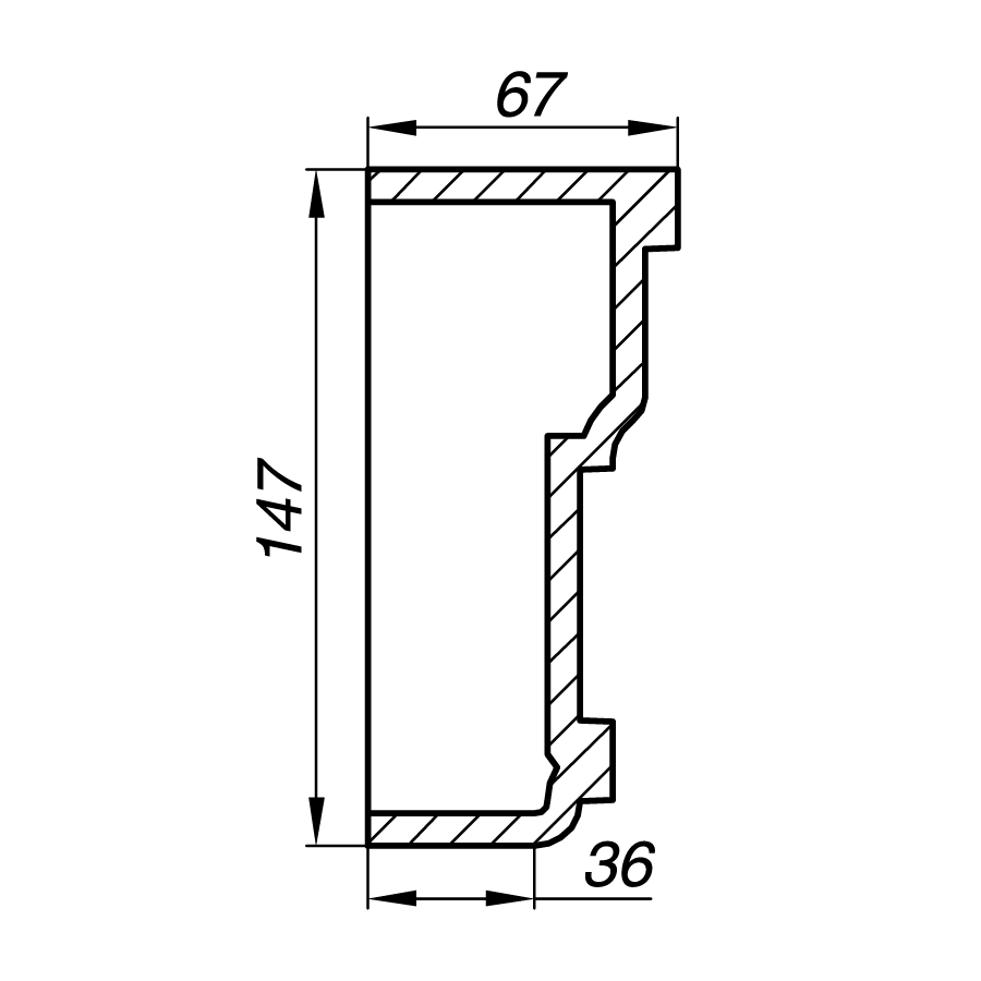 Наличник AN14-4