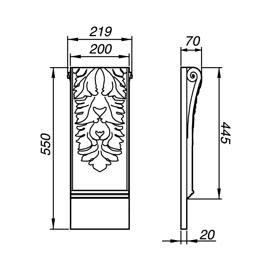 Кронштейн AKR55-1