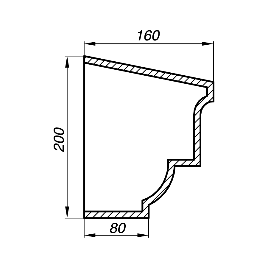 Карниз AK20-8