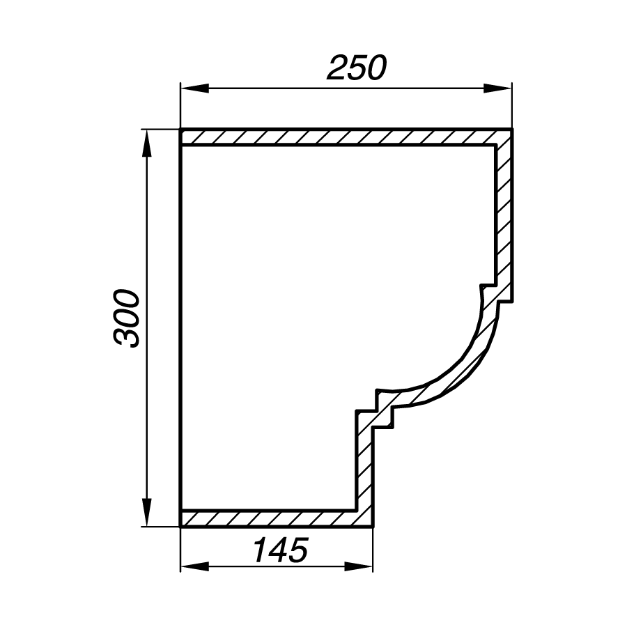 Карниз AK30-2