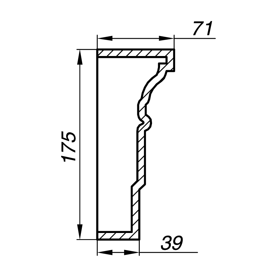 Наличник AN17-1