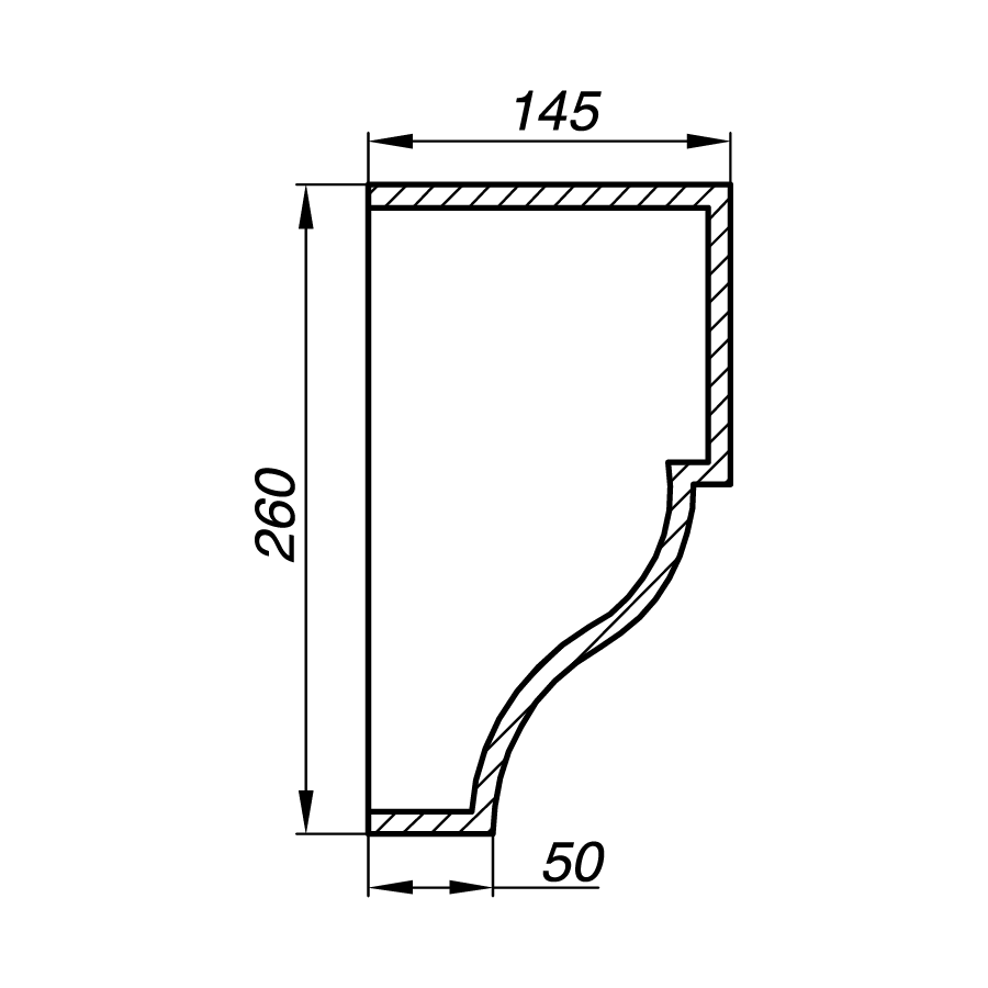 Карниз AK26-4