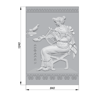 Барельеф ABA124-1