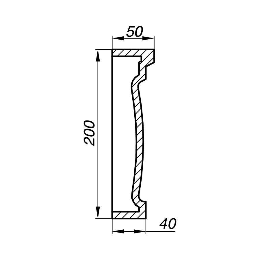 Карниз AK20-4