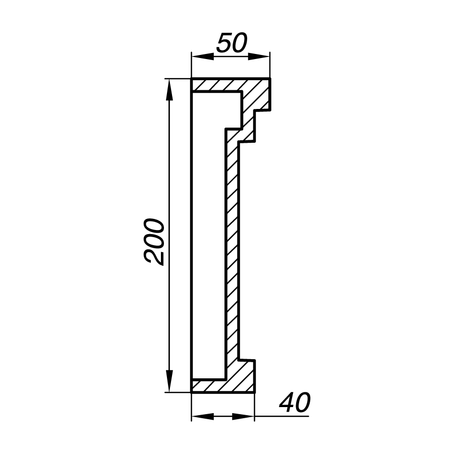 Карниз AK20-2