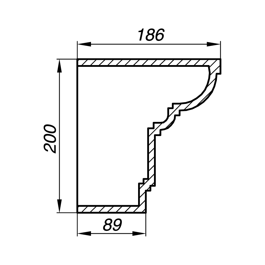 Карниз AK20-6