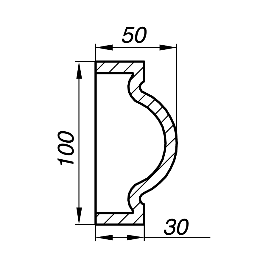 Наличник AN10-2