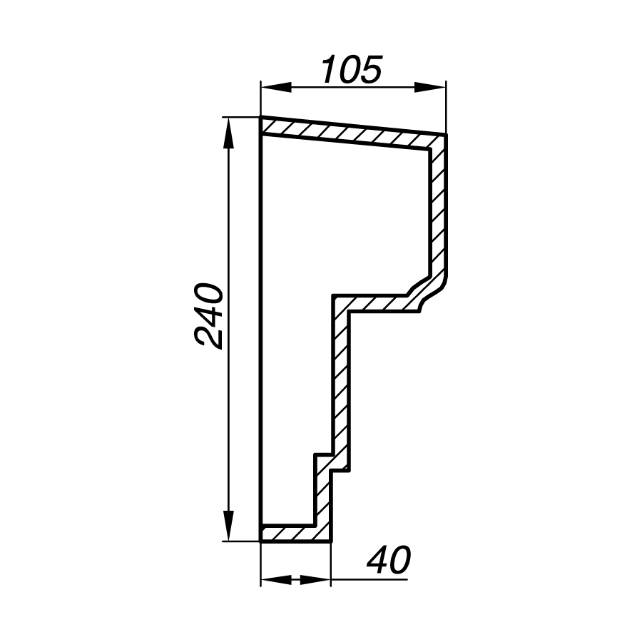 Карниз AK24-2