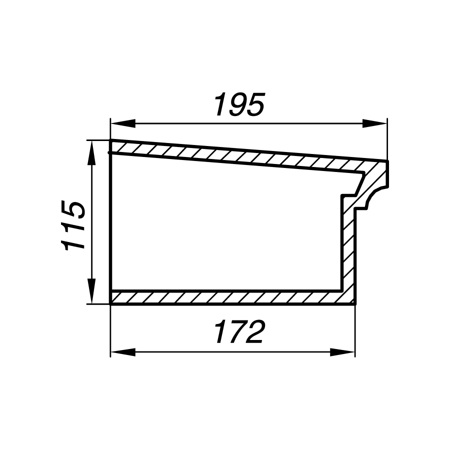Подоконник APD11-1