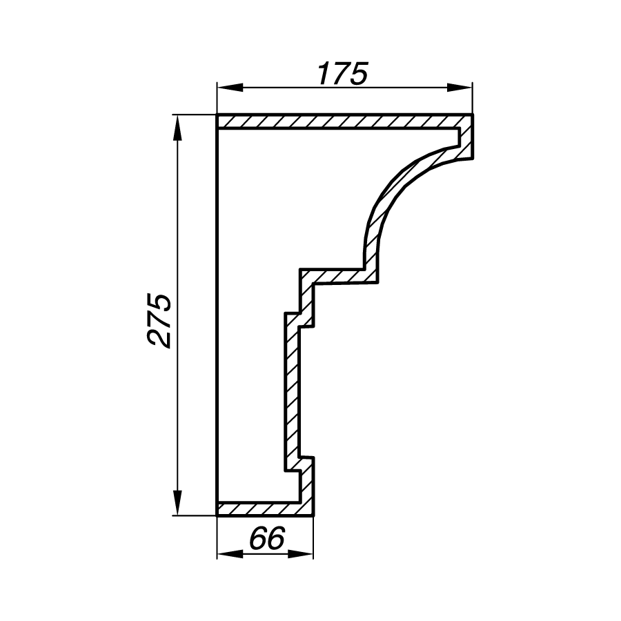 Карниз AK27-4