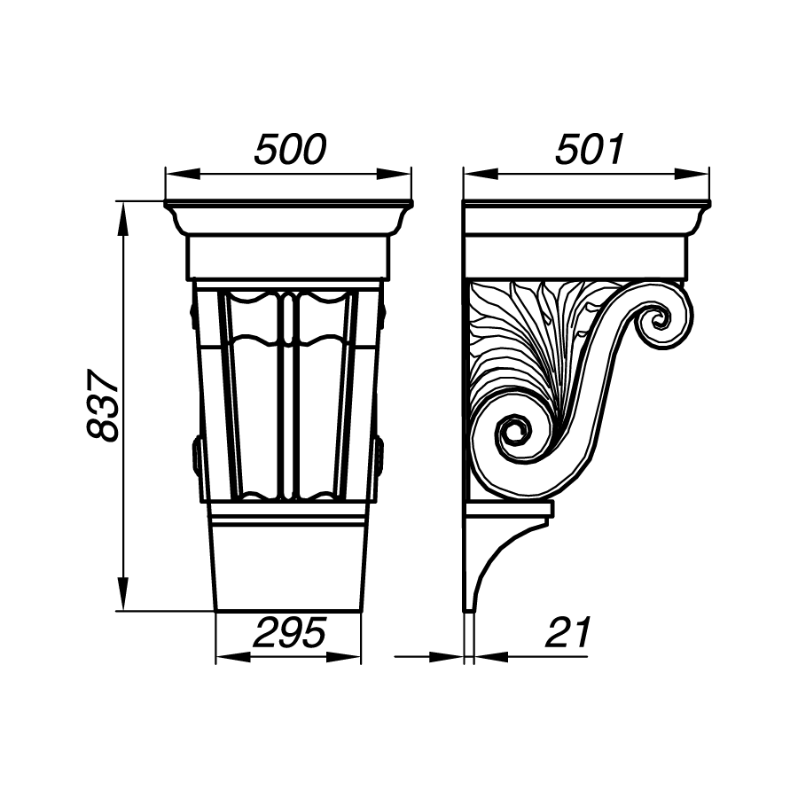 Кронштейн AKR83-1