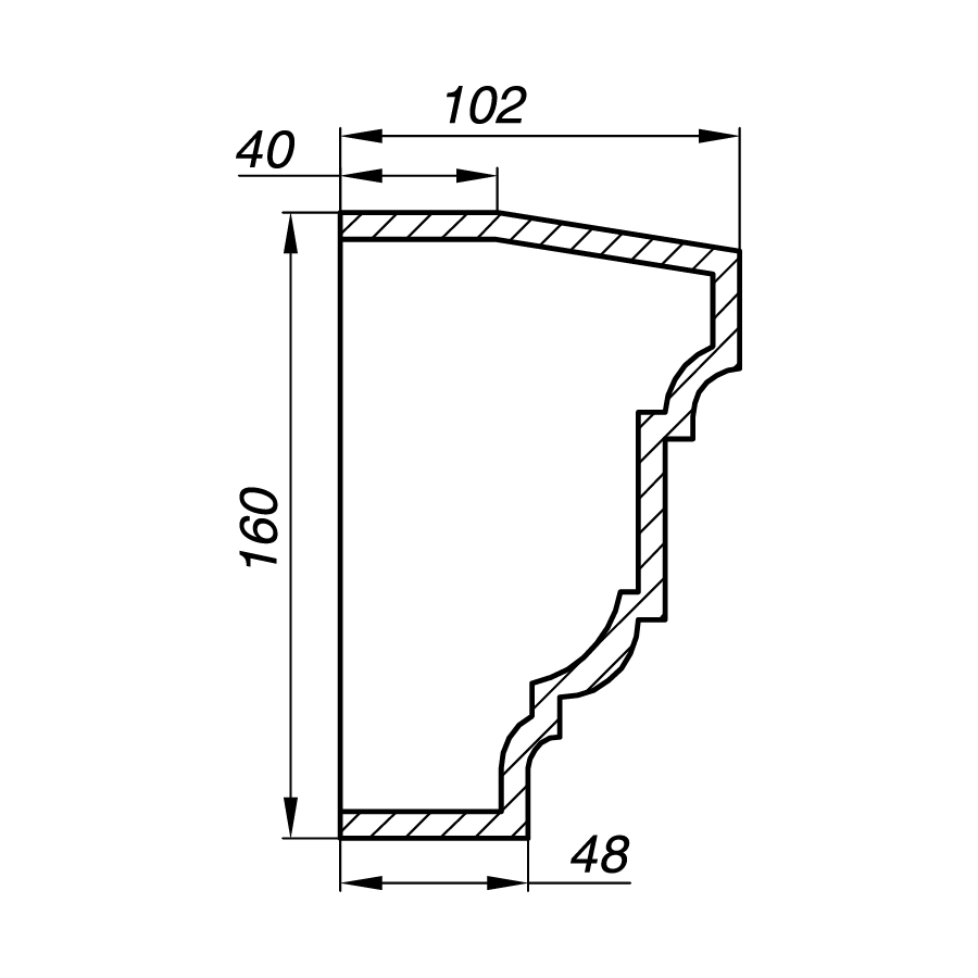 Наличник AN16-1