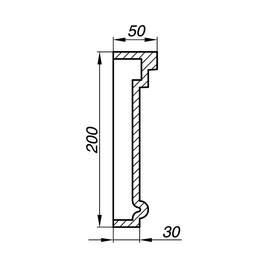 Карниз AK20-1