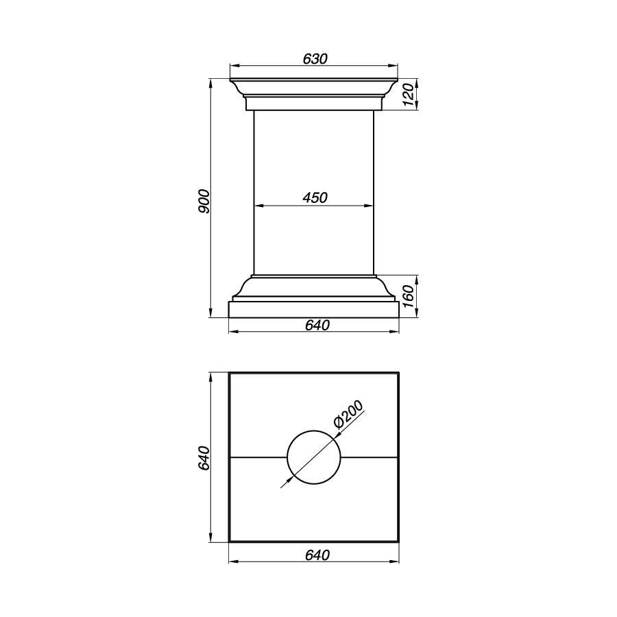Колонна AKLPE90-1