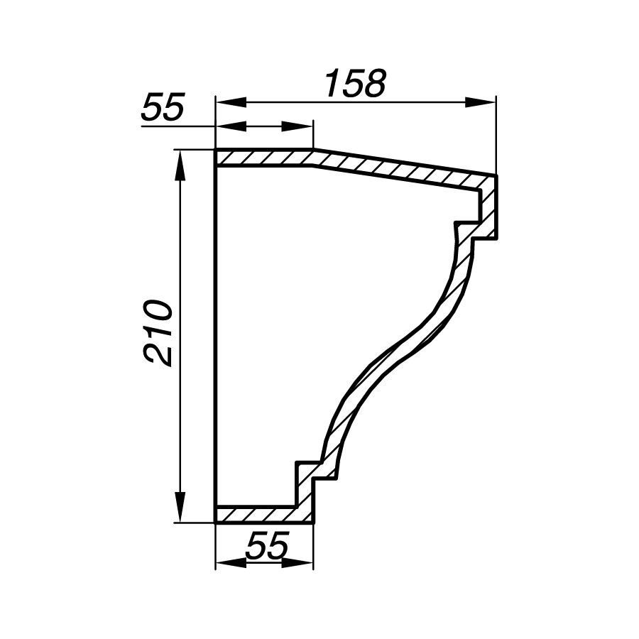 Карниз AK21-1
