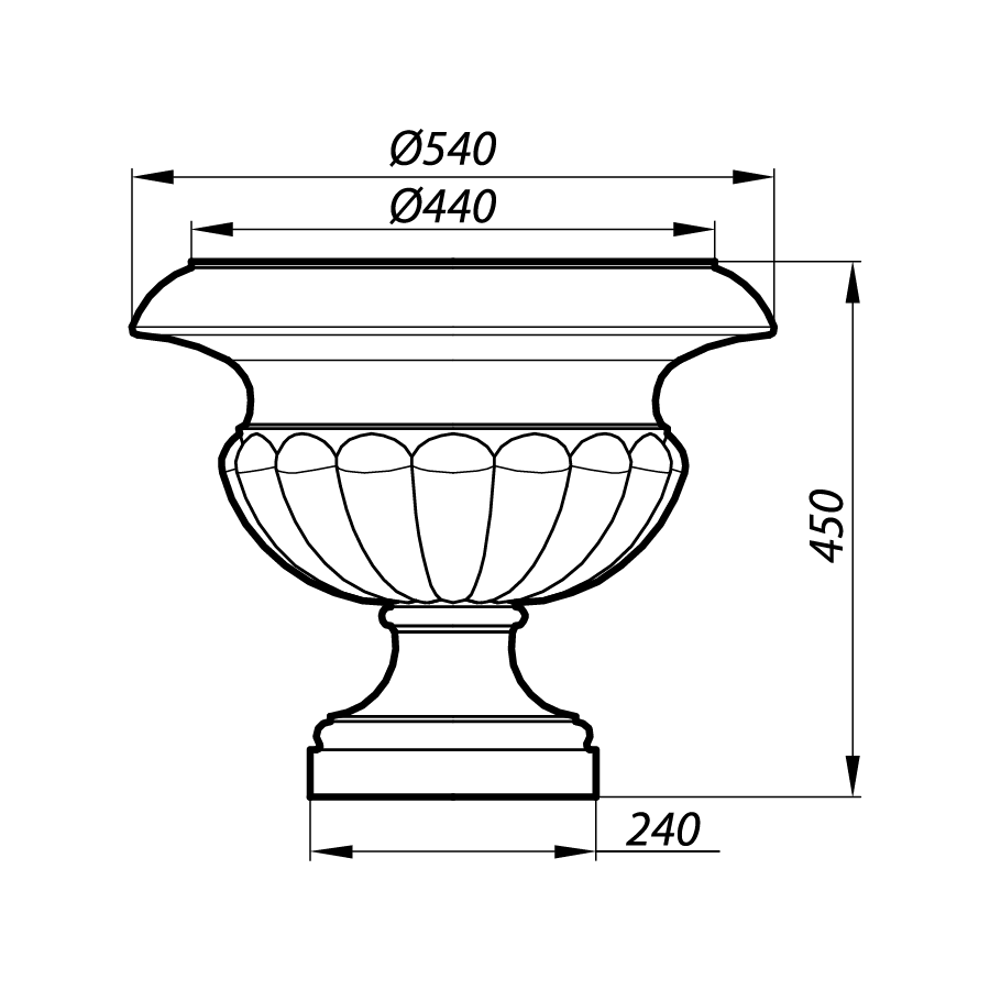 Вазон AVZ45-2