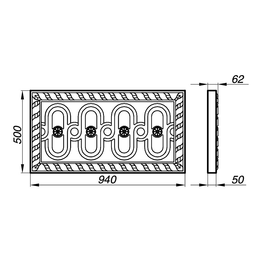 Филенка AFL94-50